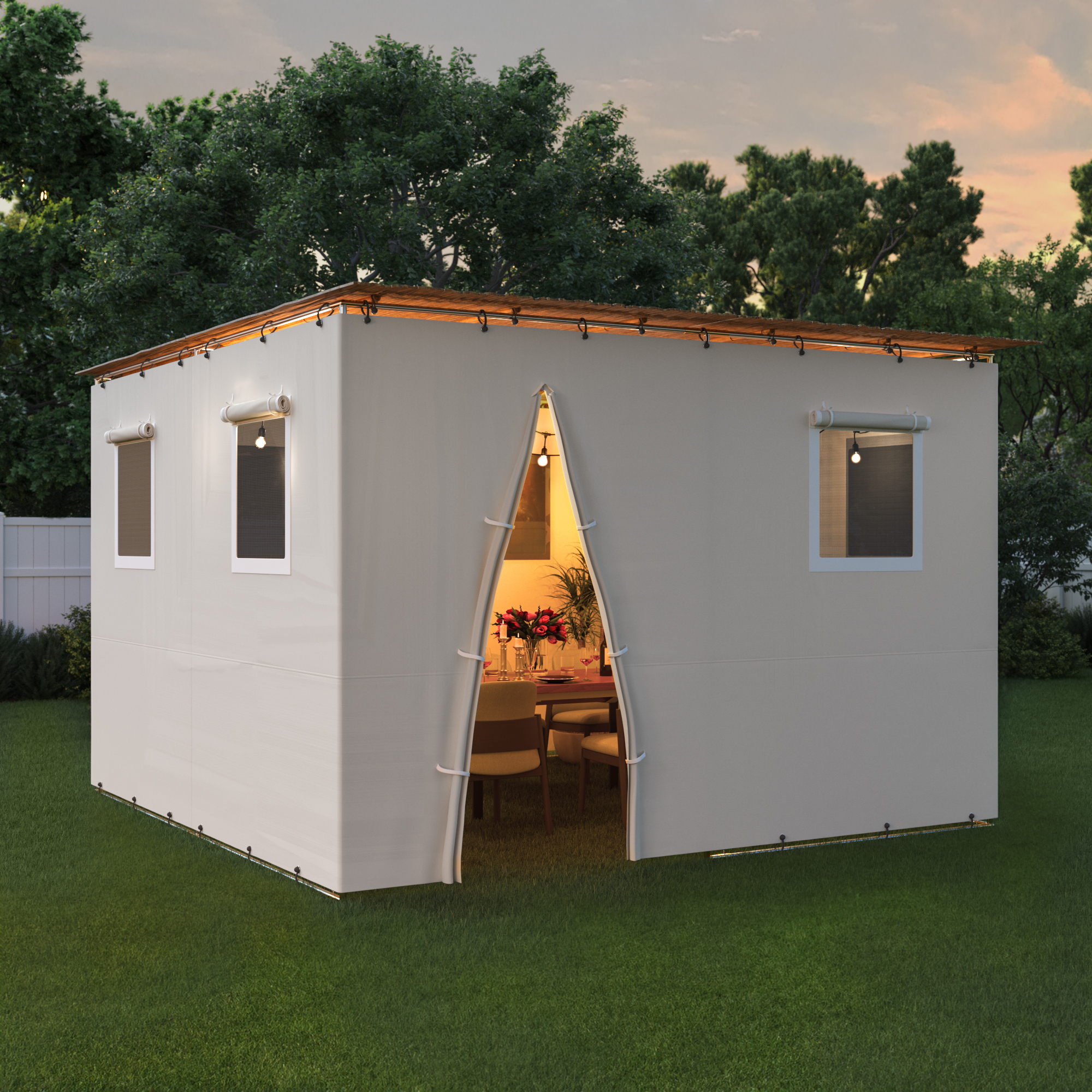 12x12 Tubular Sukkah Kit