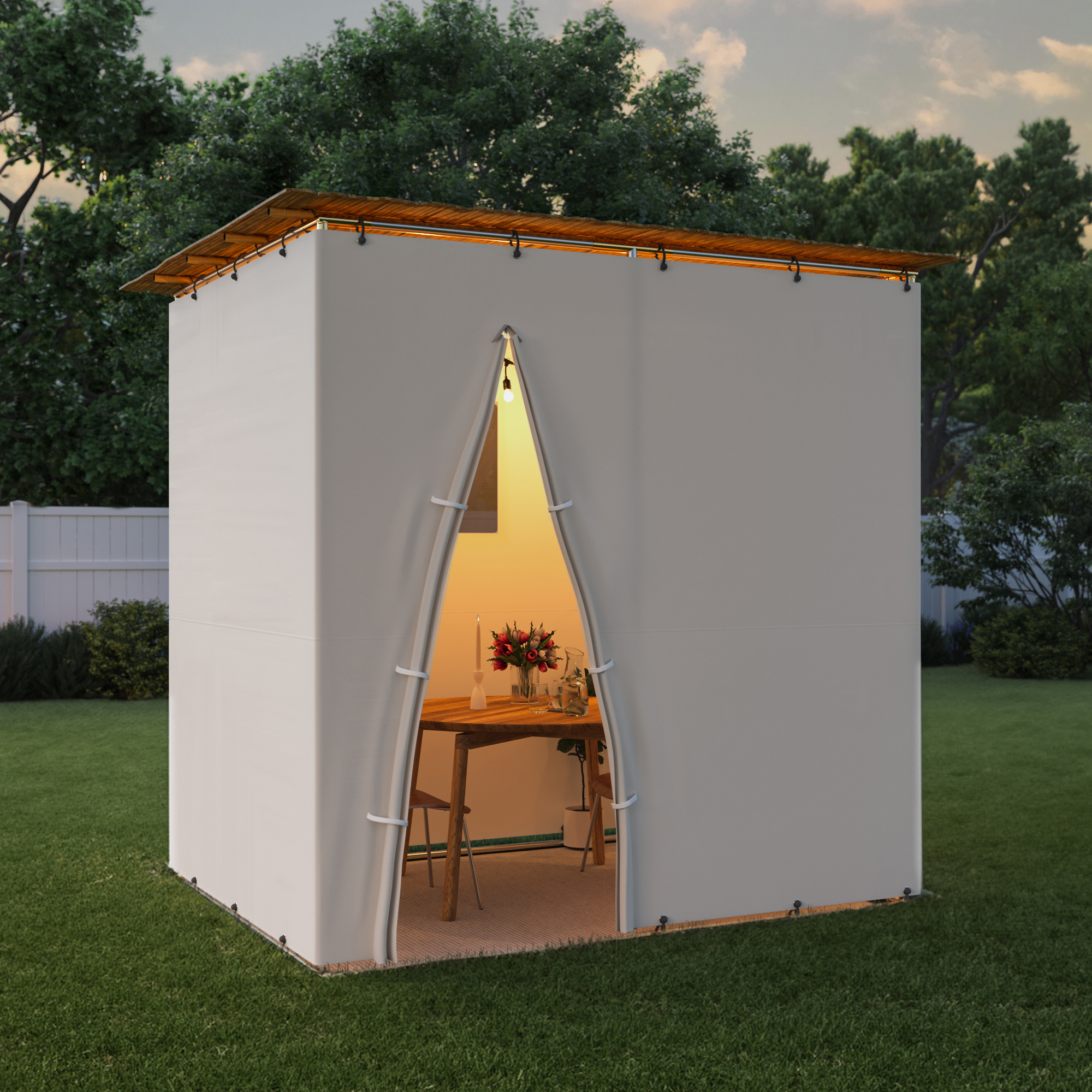 6x8 Tubular Sukkah Kit