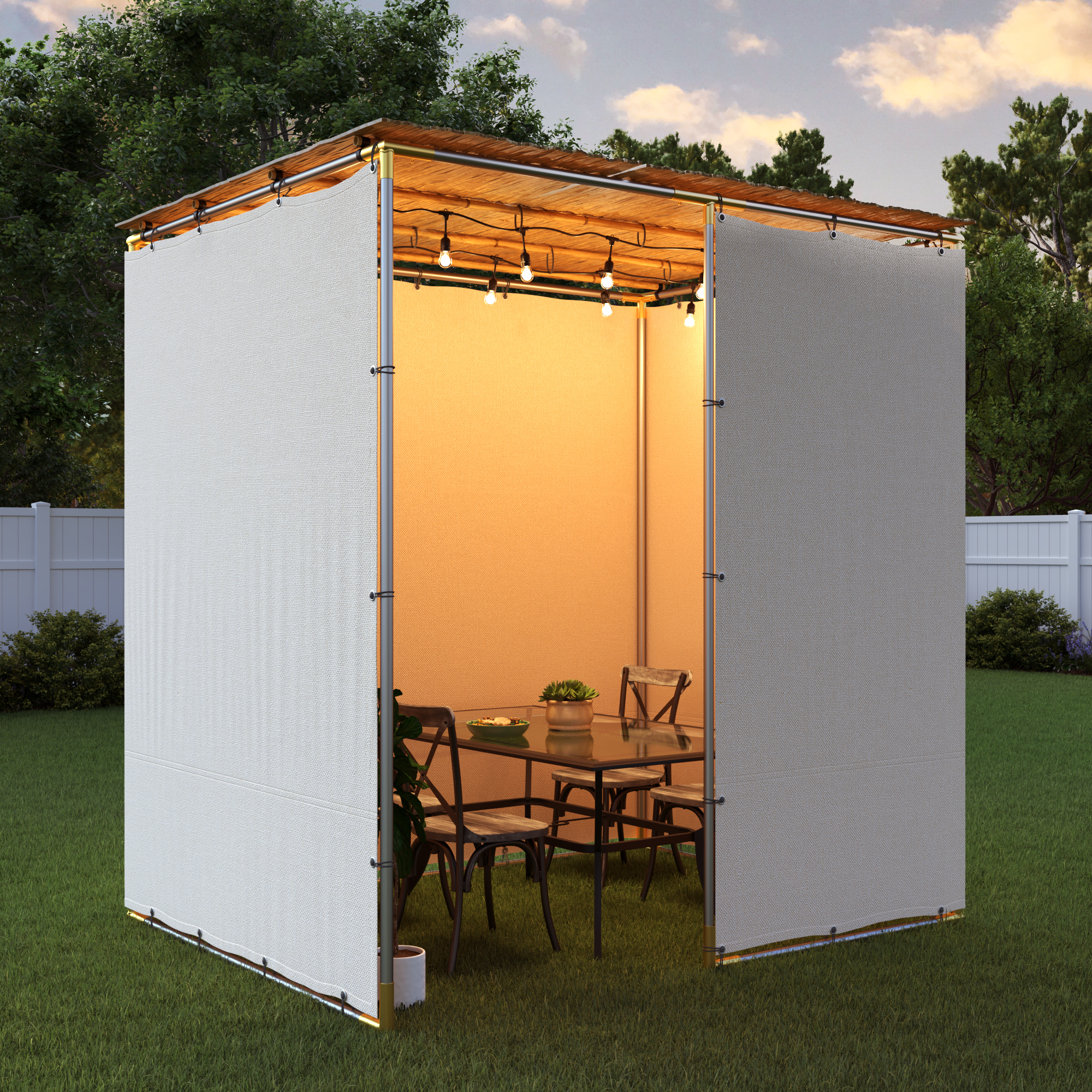 6x8 Tubular Sukkah Kit - Image 3