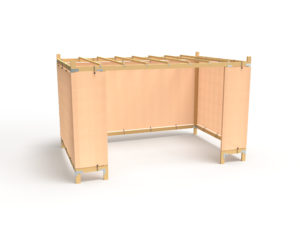 8x12 Wood Sukkah Kit